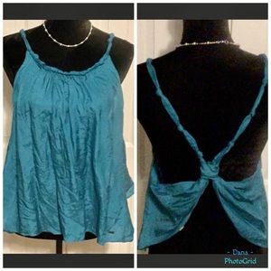 Sexy open back tank top